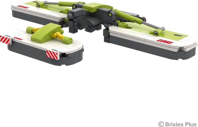 BRIXIES Plus CLAAS Disco Maaier Combinatie - Nano Bouwset Landbouw - 259 onderdelen - Vanaf 6 jaar