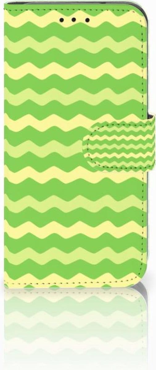 Samsung Galaxy S10e Telefoon Hoesje Waves Green