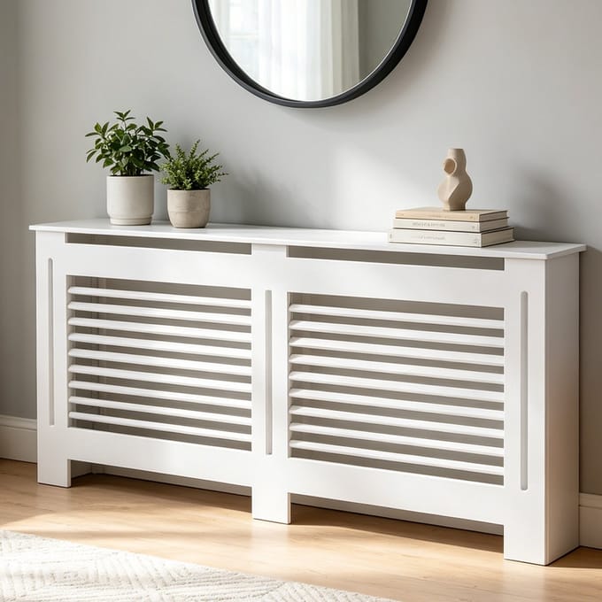 FATIVO Radiatorombouw - Radiatoromkasting - 172x19x92 - Wit