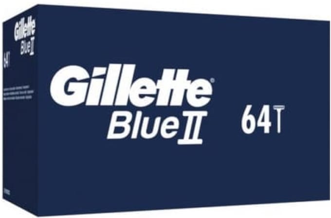 Gillette - Blue 2 - Wegwerpscheermesjes - Duurzaam en comfortabel - 64 Scheermesjes