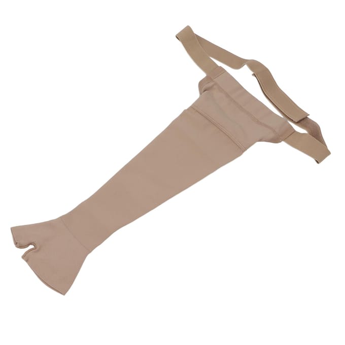 Manchon de Compression pour Bras Lymphedème Polyuréthane Soutien Post-Mastectomie Manchon de Bras pour Gonflement M gray