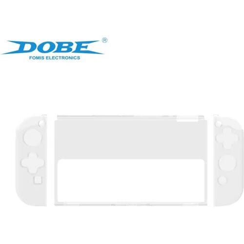 Dobe Nintendo Switch OLED Silicone Crystal Case-Transparant (Switch) Nieuw