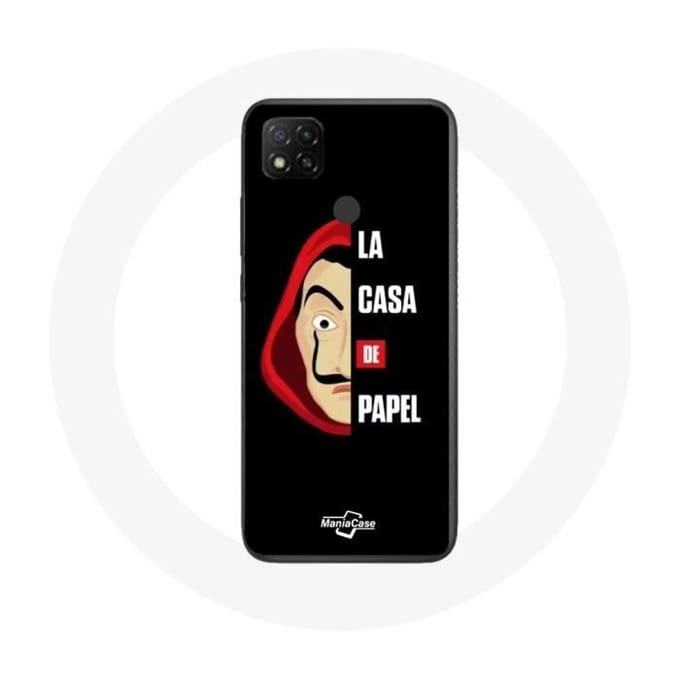 Coque Xiaomi Redmi 9C La casa de papel Logo et Masque