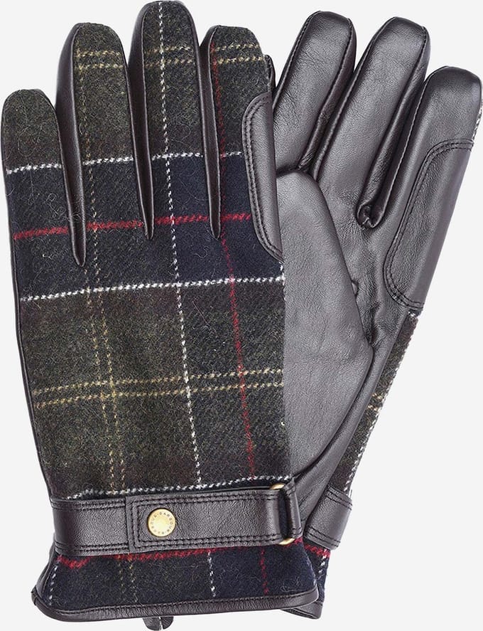 Barbour Newbrough tartan gloves - classic