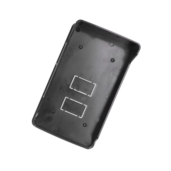 Cache Pluie Sonnette Acrylique Étanche Coque Protectrice pour Contrôleur d'Accès à Clavier pour Maison gray