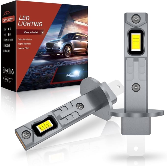 LED Koplamp Lamp - Auto Verlichting - Veilige Rit - Plug and Play - 30000LM 80W - Wit