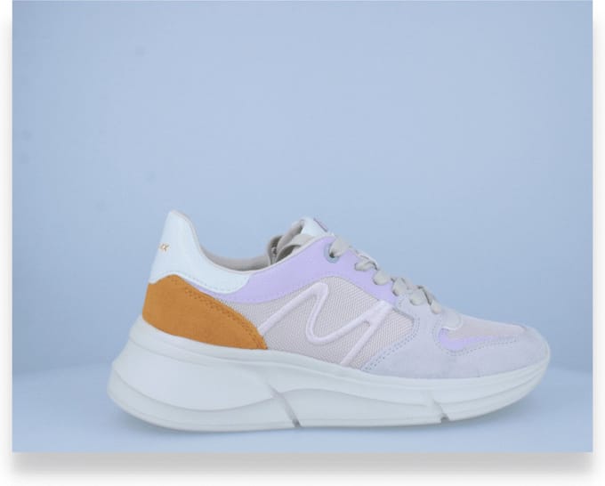 Mexx Dames Sneaker Khira Beige/lilac | Maat: 37