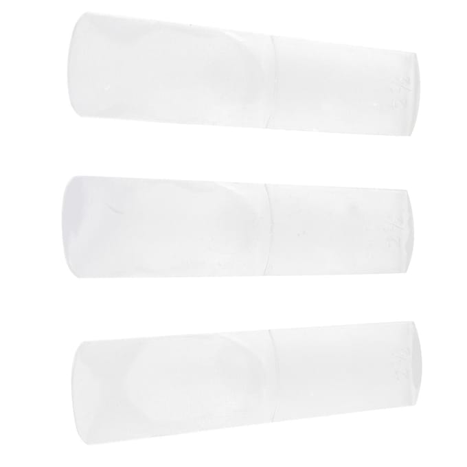 3 Stuks Altsaxofoon Riet Draagbaar Slijtvast Duurzaam Geavanceerd Vakmanschap Hars Altsaxofoon white