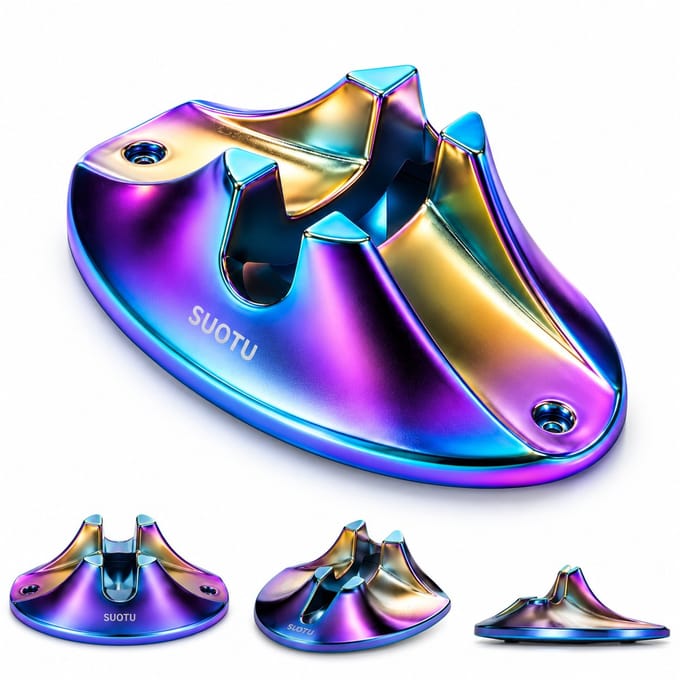 Suotu standaard step - Stuntstep/kinderstep Standaard - Step Stand Fit Meest Major Steps - Anti-slip - Zwart