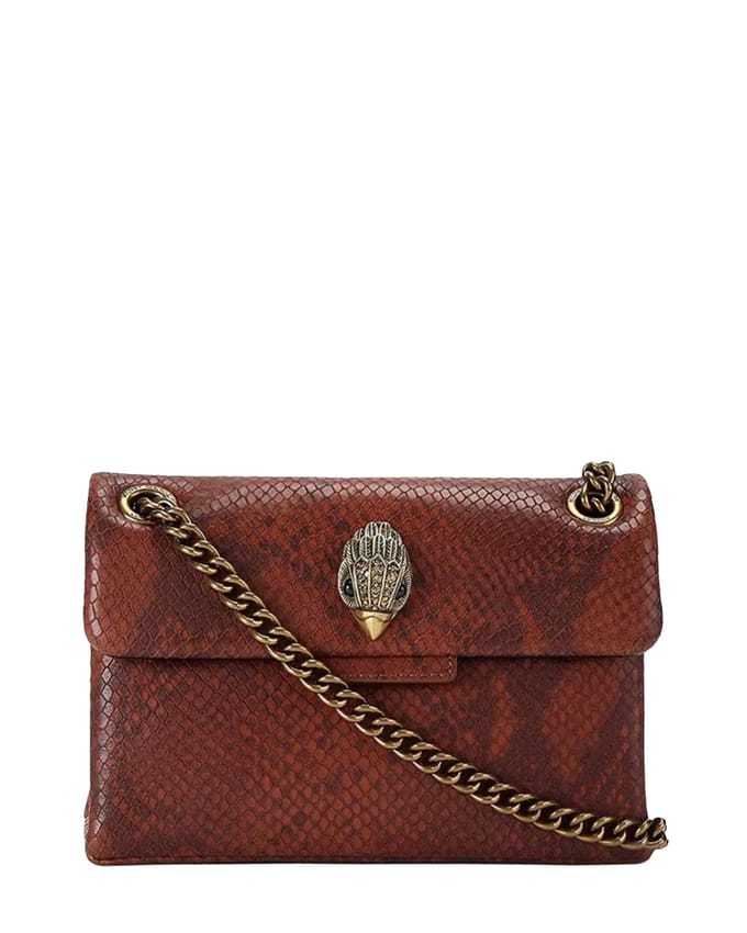 Kurt Geiger London Leather Mini Kensington Schoudertassen Dames - Bruin - Maat ONESIZE