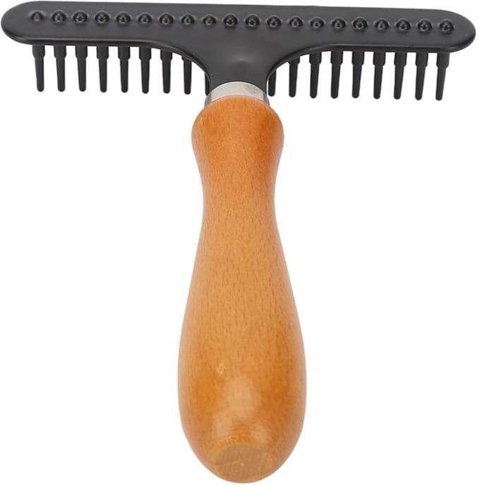 Dailygoods- Vloerverzorgingskam Ergonomisch Handvat - Tapijt Hark