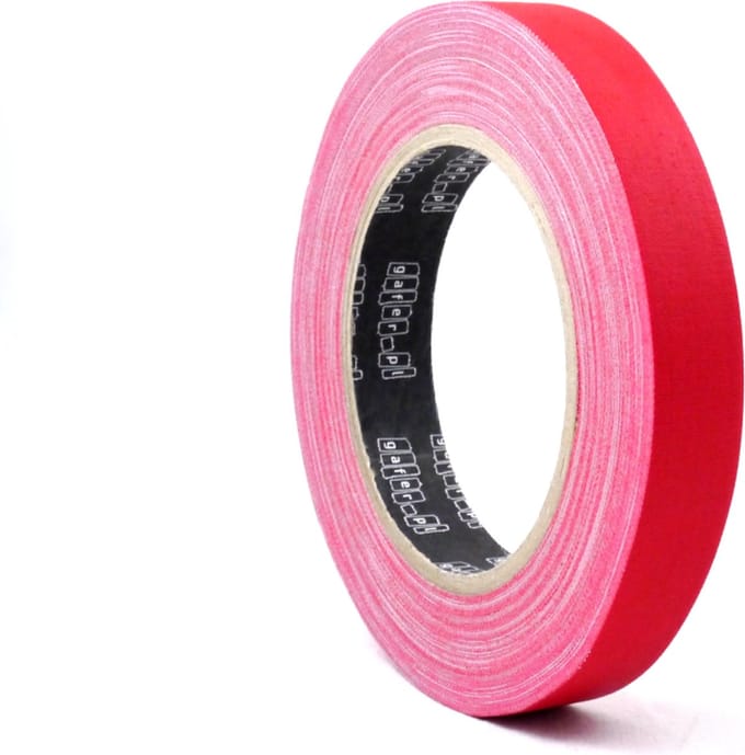 Gafer.pl Pro Matt Gaffer Tape 19mm x 25m Rood