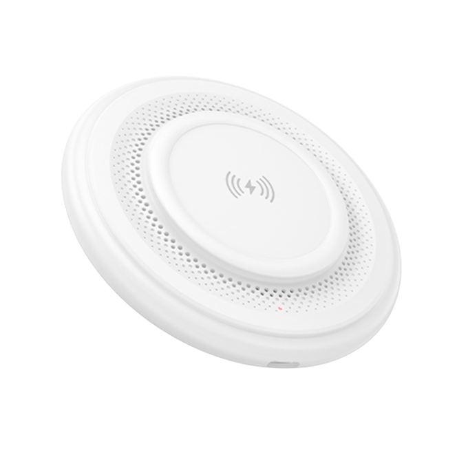 Borofone  15W Desktop Wireless Fast Charger usb-c Wit