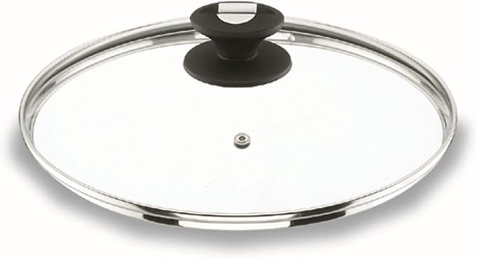 Glazen Deksel - Pan Deksel - Koken - Modieus ontwerp - 26 cm - Transparant