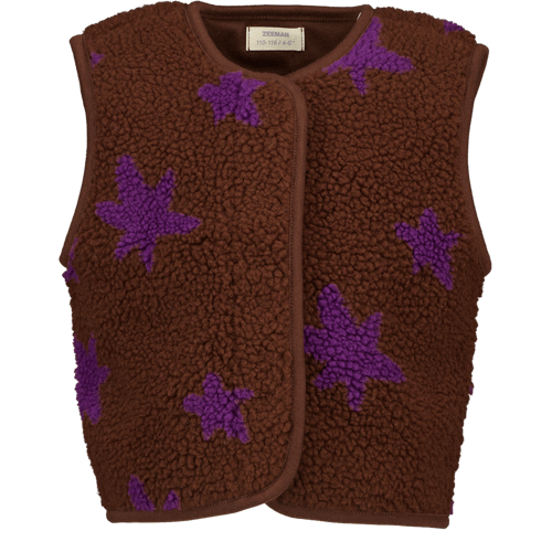 Zeeman Gilet - Bruin Bruin 92