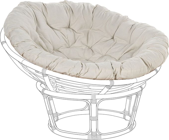 SALVO/ORVIETO - Tuinzitkussen - Lichtbeige - Polyester