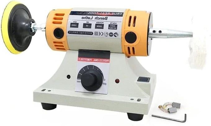 Tafelslijpmachine - Polijstmachine - Houtbewerking - Multifunctioneel - 4 kg - Grijs