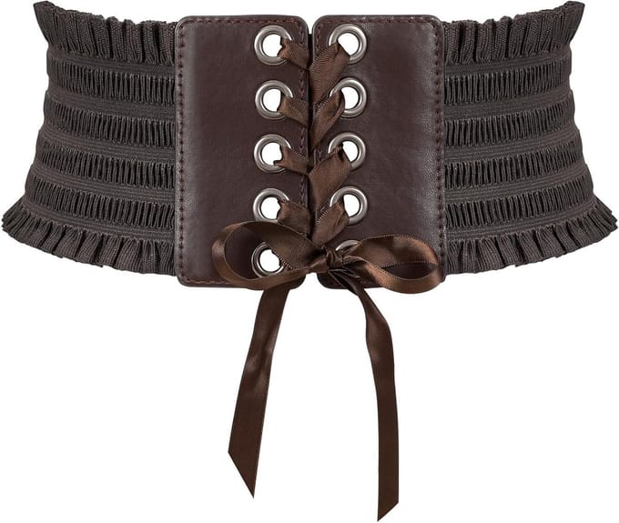 Brede Elastische Kant Ceintuur voor Vrouwen, Corset en Kostuum Accessoire voor een Perfecte Taille