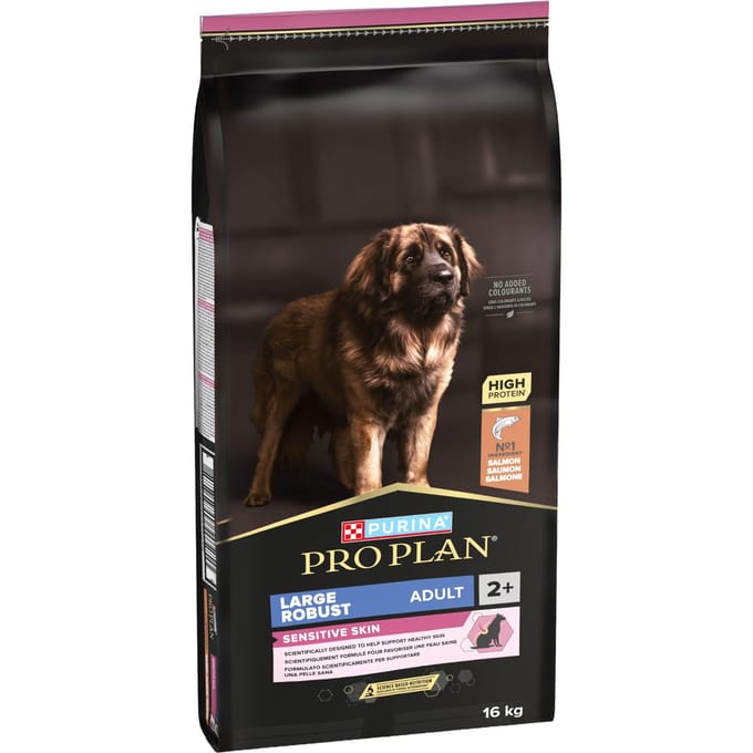PURINA PRO PLAN Large Robust Adult Sensitive Skin Zalm - 16 kg