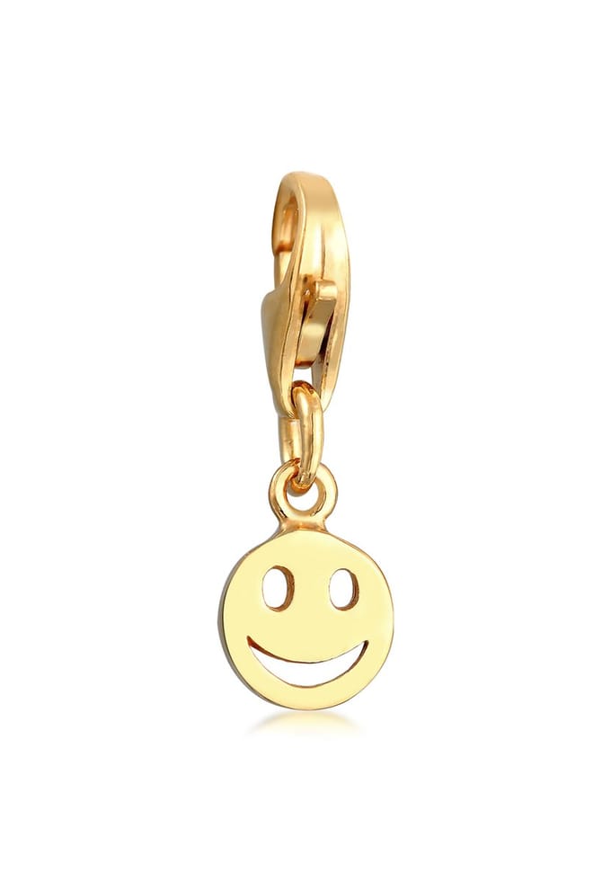 Nenalina - Bedel - Hanger Basic met Happy Face in 925 Sterling Zilver - Dames