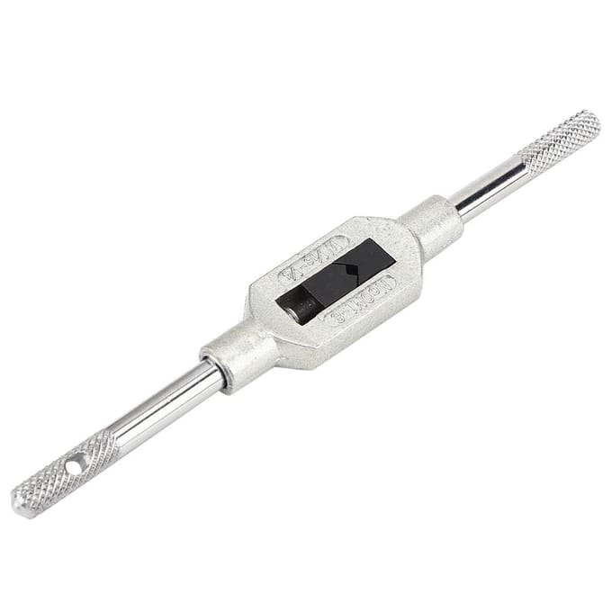 Verstelbare 130mm Engineer Tap Sleutelhouder Geschikt voor M1 M8 Metrisch white