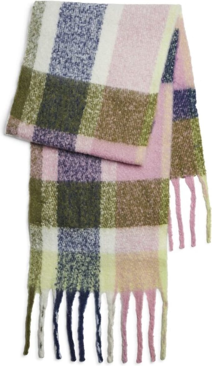 Pieces Pcnora Long Scarf Bellwether Blue | Multicolour | Maat: One Size