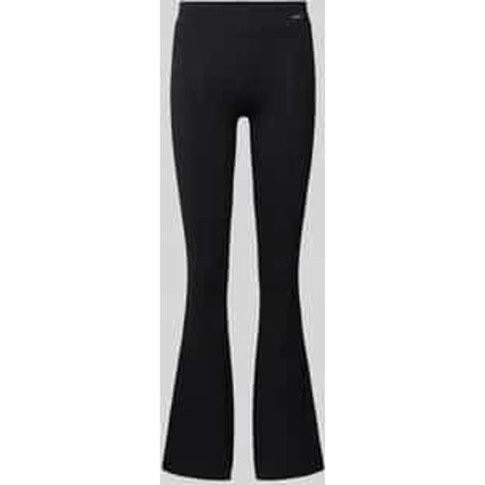 Flared legging met labelbadge