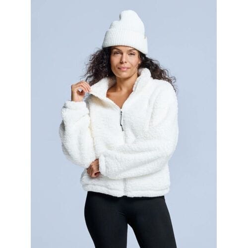 Poederbaas Fluffy Jacket Dames Four Seasons Off White-S
