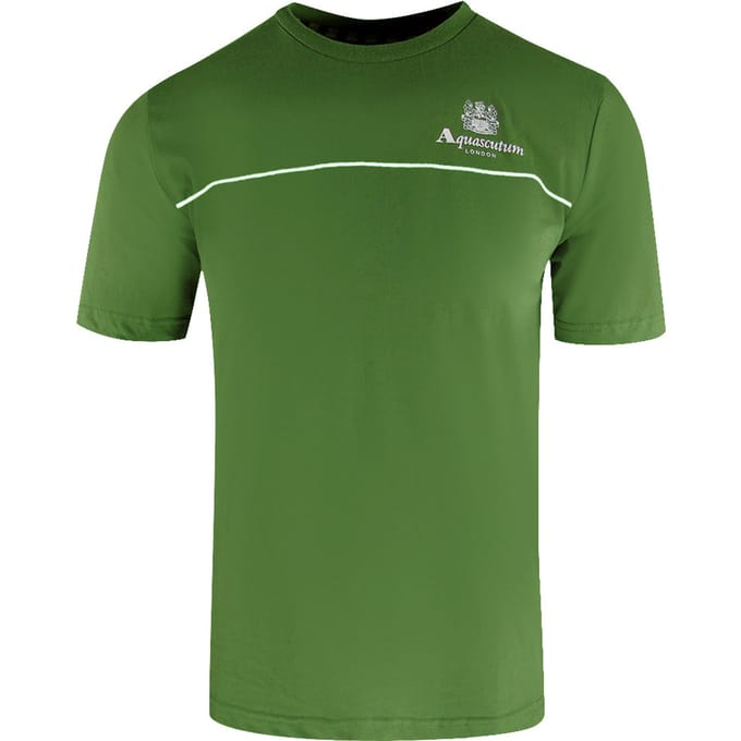 Aquascutum Active Piping Design Legergroen T-shirt