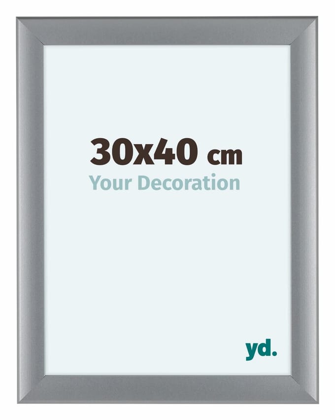 Your Decoration - Fotolijst 30x40 cm - MDF - Zilver Mat - Como
