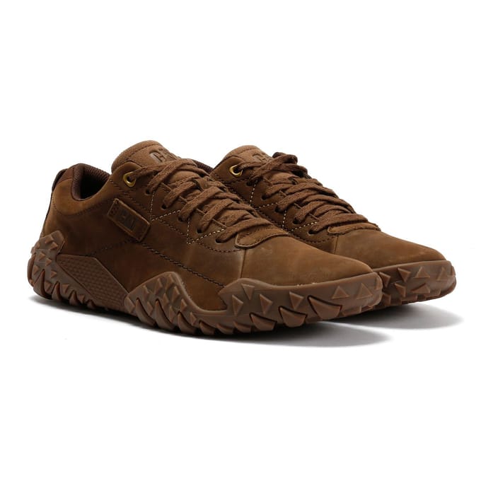 Caterpillar Gridlock Lo Tumbled Nubuck Heren Carafe Veterschoenen
