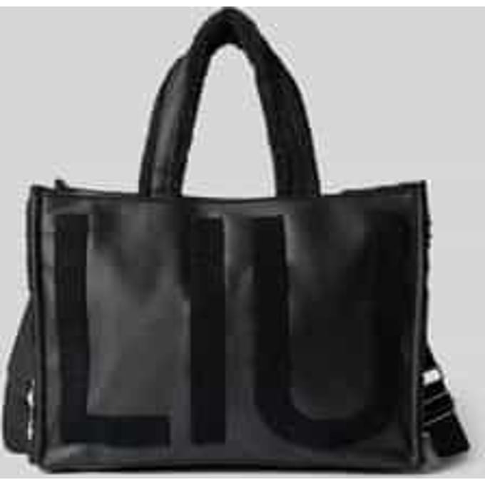 LIU JO shopper schoudertas Logo Tote Bag Nero zwart