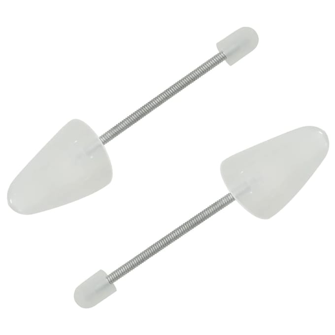vidaXL - Schoenspanners - 5 - paar - EU - 35-38 - kunststof - wit