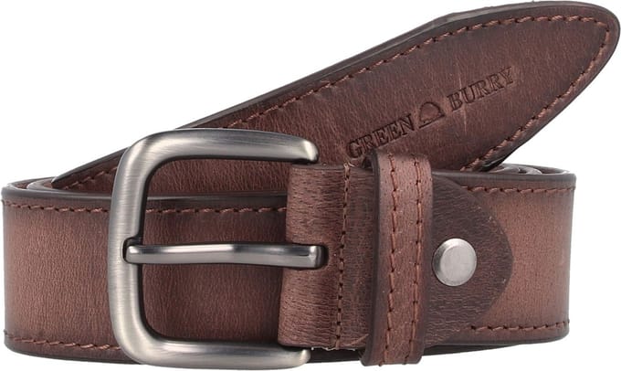 Greenburry Riem leer - Jongens - 95 cm - braun