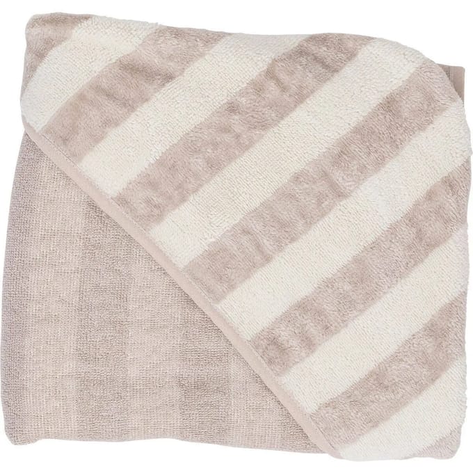 Baby handdoek FreeON by Bubaba Stripes Beige