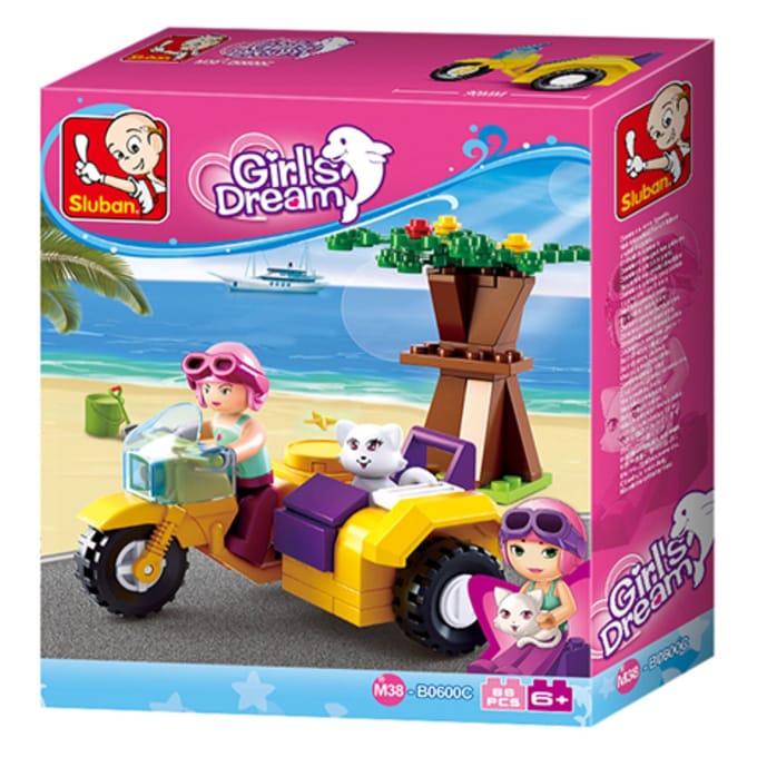 Sluban Girls Dream - Motor met zijspan