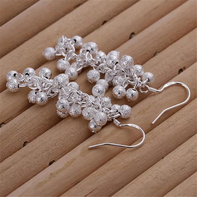 Oorbellen Mooi Kerstcadeau Vintage Druif Modetrends Sieraden zilver