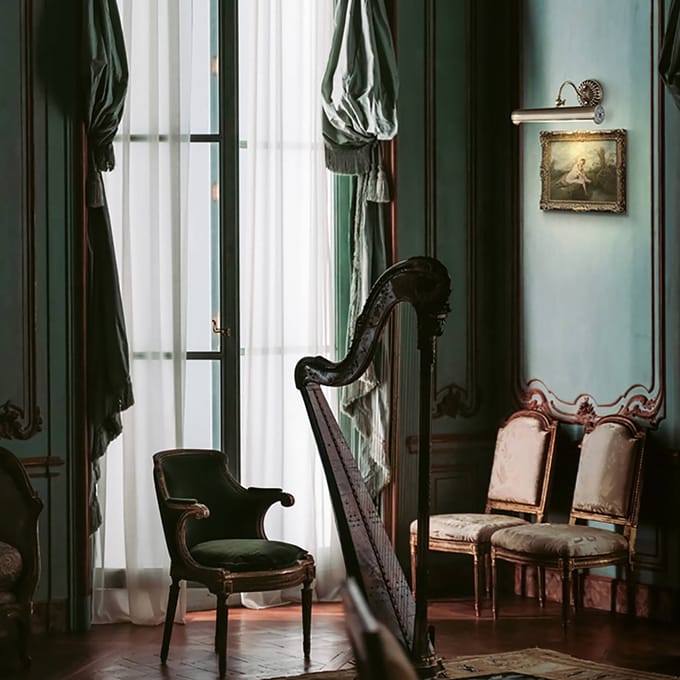 Maytoni Renoir schilderij verlichting antiek