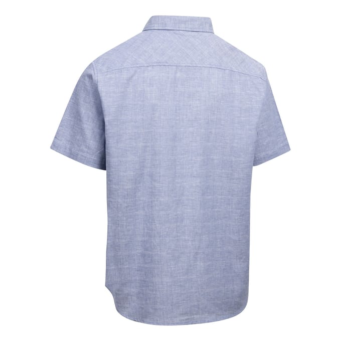 Trespass Heren Lenard Korte Mouwen Shirt (Blauwe Mist)