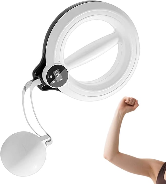 Trainer - Arm | 360° Rotatable Handle Chest Training Arm | Portable Home Fitness Accessory with 3 Modes - Training Home Office