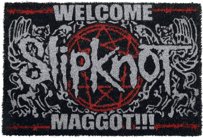 Slipknot Welcome Maggot Unisex Deurmat - zwart/wit/rood - Standard