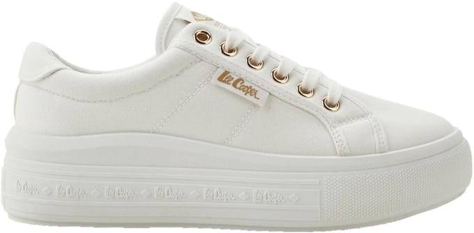 Lee Cooper Schoenen Dames Cooper LCW 26 Wit - Maat 38