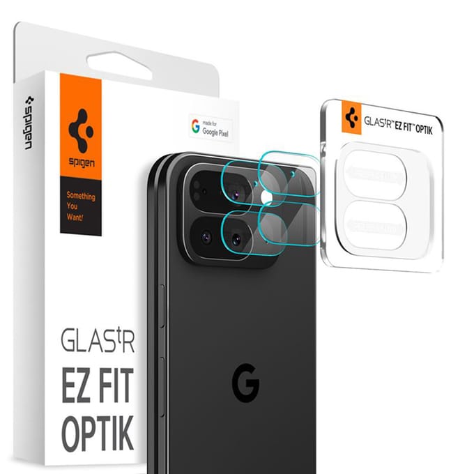 Spigen Camera Lens Protector Geschikt voor Google Pixel 10 Pro Fold - Glas.tR EZ Fit Optik Pro - 9H Tempered Glass - Gemakkelijke Installatie - Transparant 2-Pack