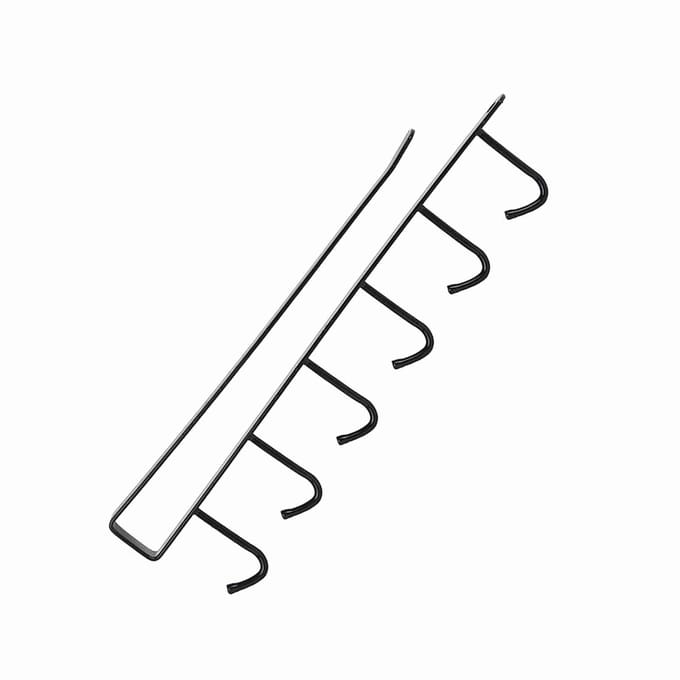 Multifunctioneel Keuken Opbergrek Kastplank Hanghaak Kledingkast Organizer Houder Zwart