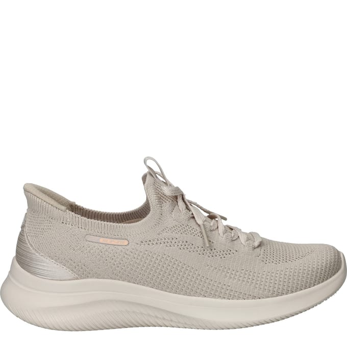 Skechers Slip - Sneakers - Unisex - ins Ultra Flex 4.0 beige Textiel