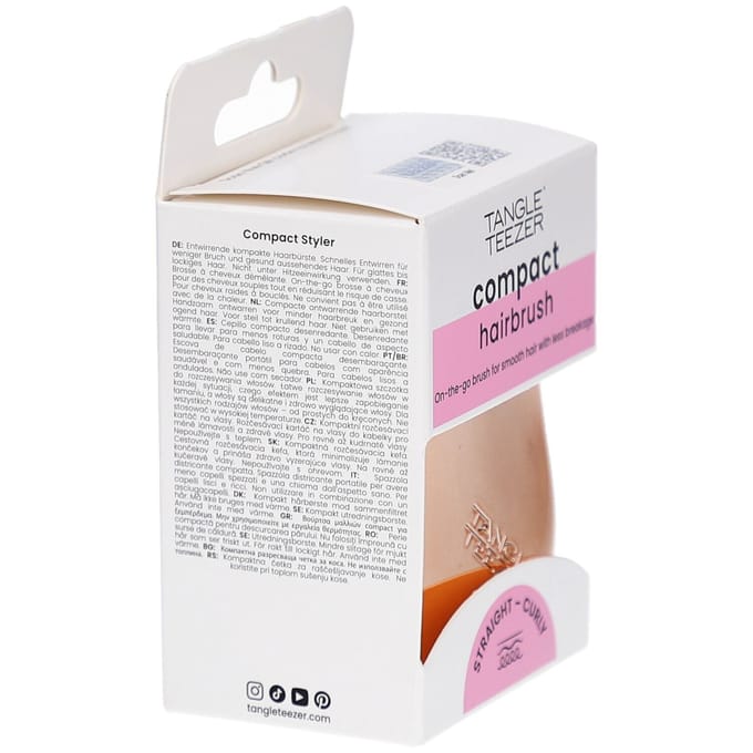 Tangle Teezer Compact Styler Haarborstel Rose Goud Anti-klit borstels Dames