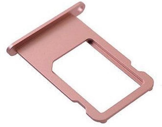 SIM-kaart Houder Geschikt voor iPhone 6 – Roze-Goud