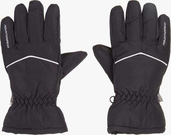 Mountain Peak dames skihandschoenen zwart - Maat XXL