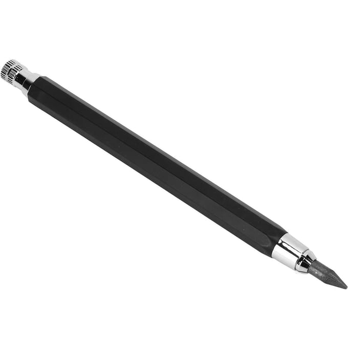 Mechanische kleurpotloden 5,6 mm dikke stift Comfortabele grip Aluminiumlegering Automatisch gekleurd black