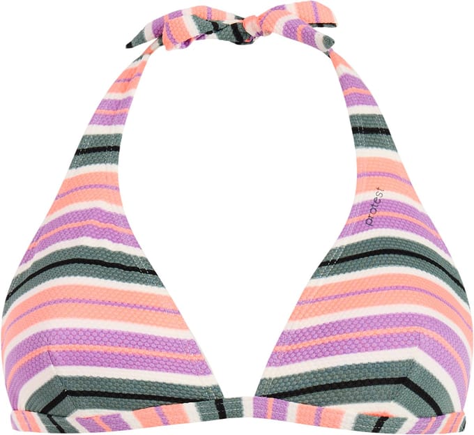 Protest MIXJaneiri - Halter bikini top Dames - B&C-cup - Uitneembare vulling - Gespsluiting - Normale pasvorm - Paars